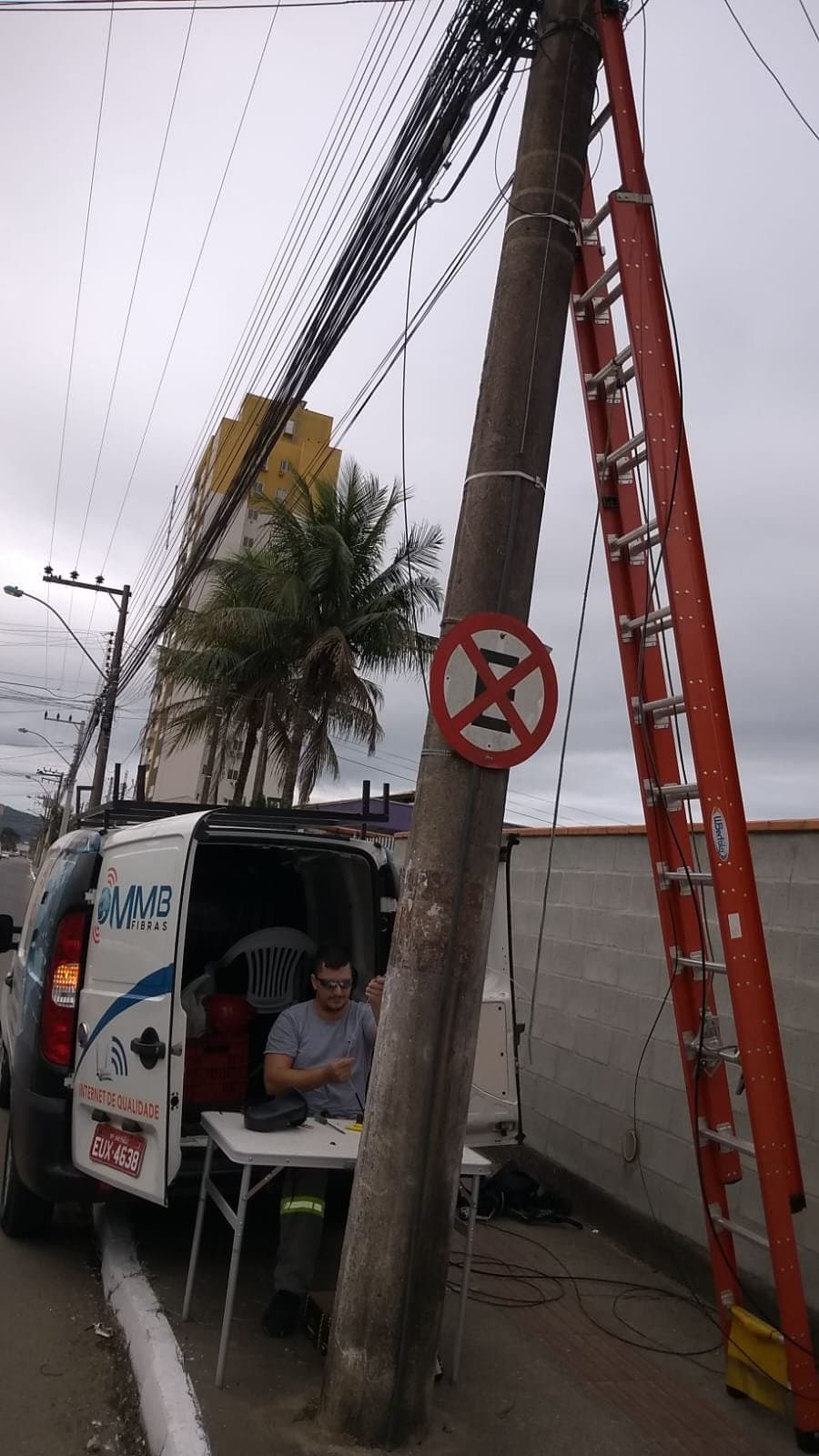 Infraestrutura MMB Telecom em Itajaí